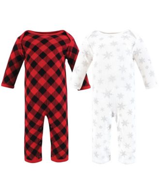 Baby Girls Hudson Thermal Coveralls 2pk