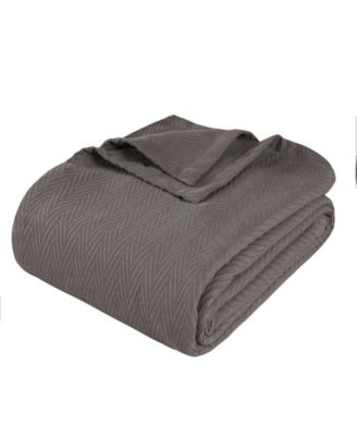 Chevron All-Season Cotton Blanket, Twin