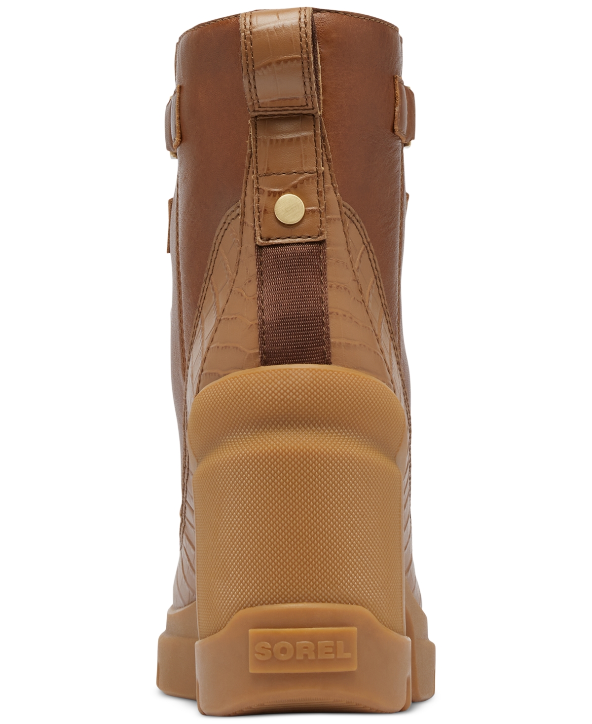 Sorel Women's Caribou X Heel Lace-Up Booties - Tobacco