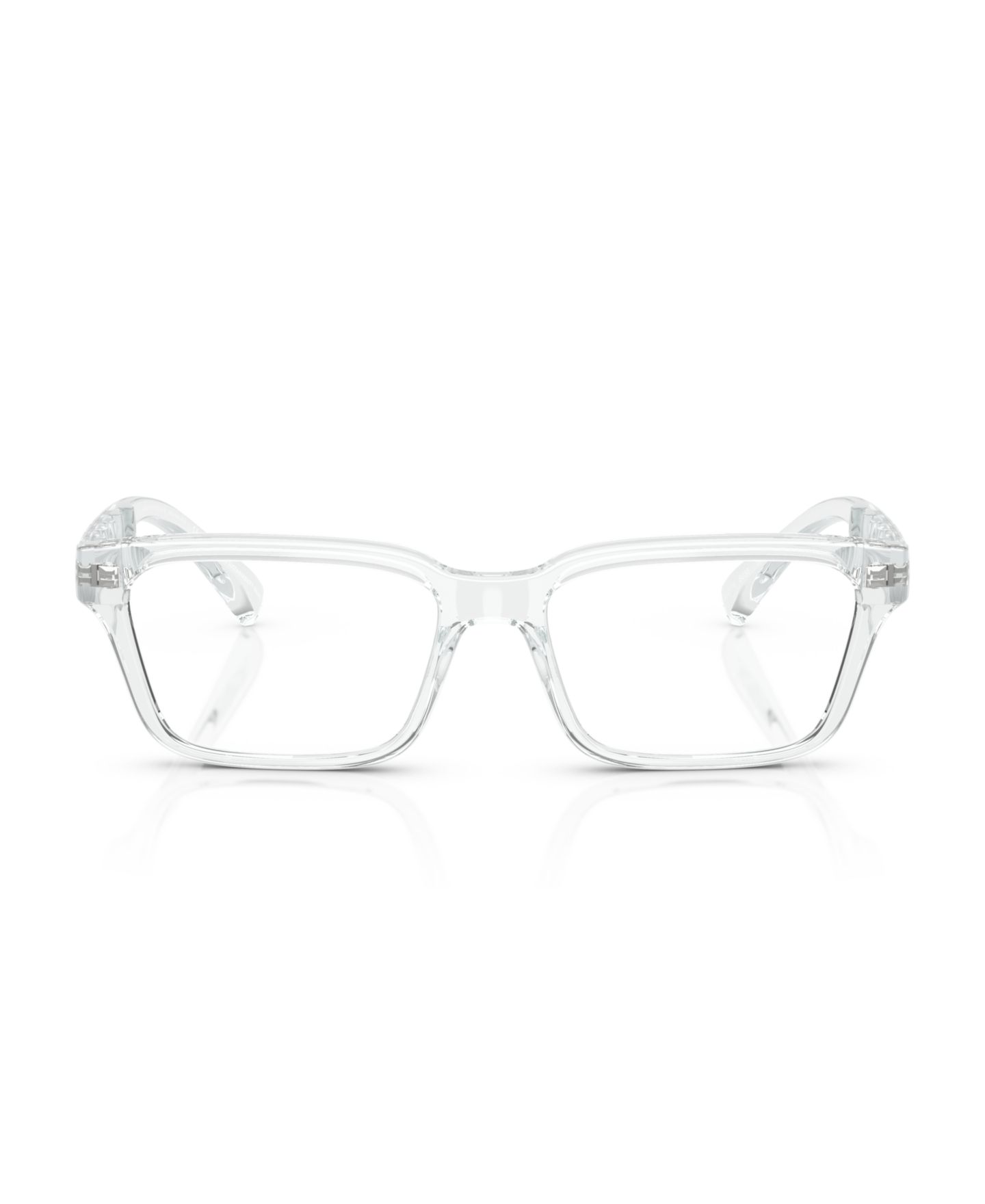 Мужские очки Armani Exchange Man Rectangle Plastic AX3116 Eyeglasses, цвет: Блестящий прозрачный — фото 2