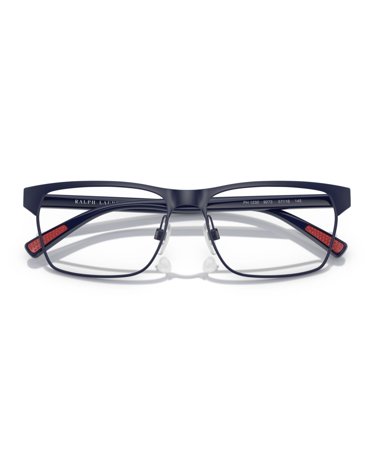 Мужские очки Polo Ralph Lauren Man Rectangle Metal PH1232 Eyeglasses, цвет: Тёмно-синий — фото 5