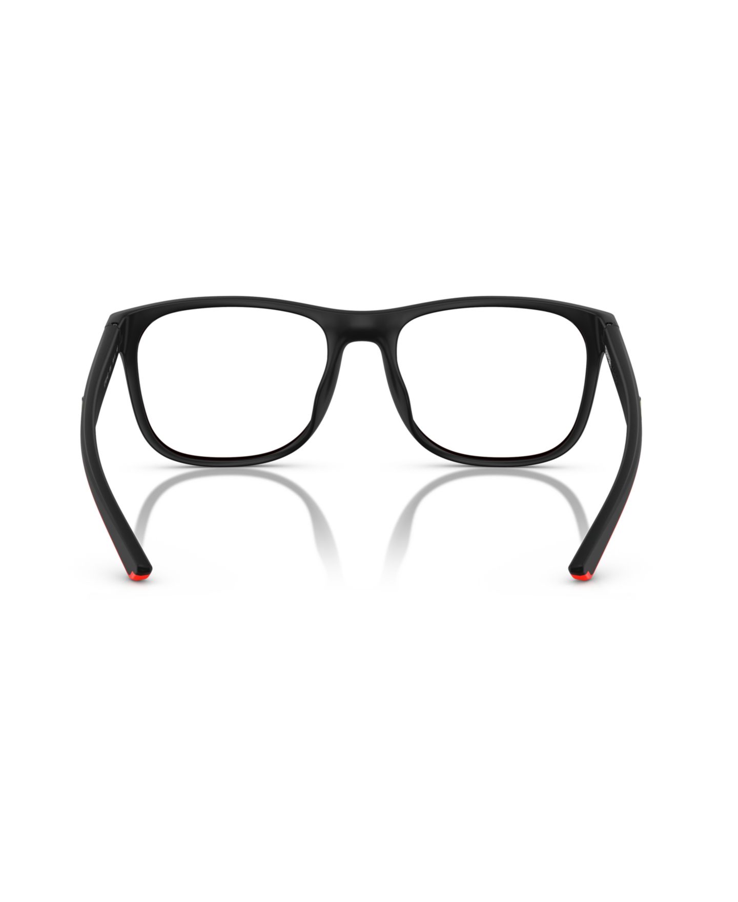 Очки Scuderia Ferrari Unisex Square Plastic FZ8014D Eyeglasses, цвет: Матовый чёрный — фото 4