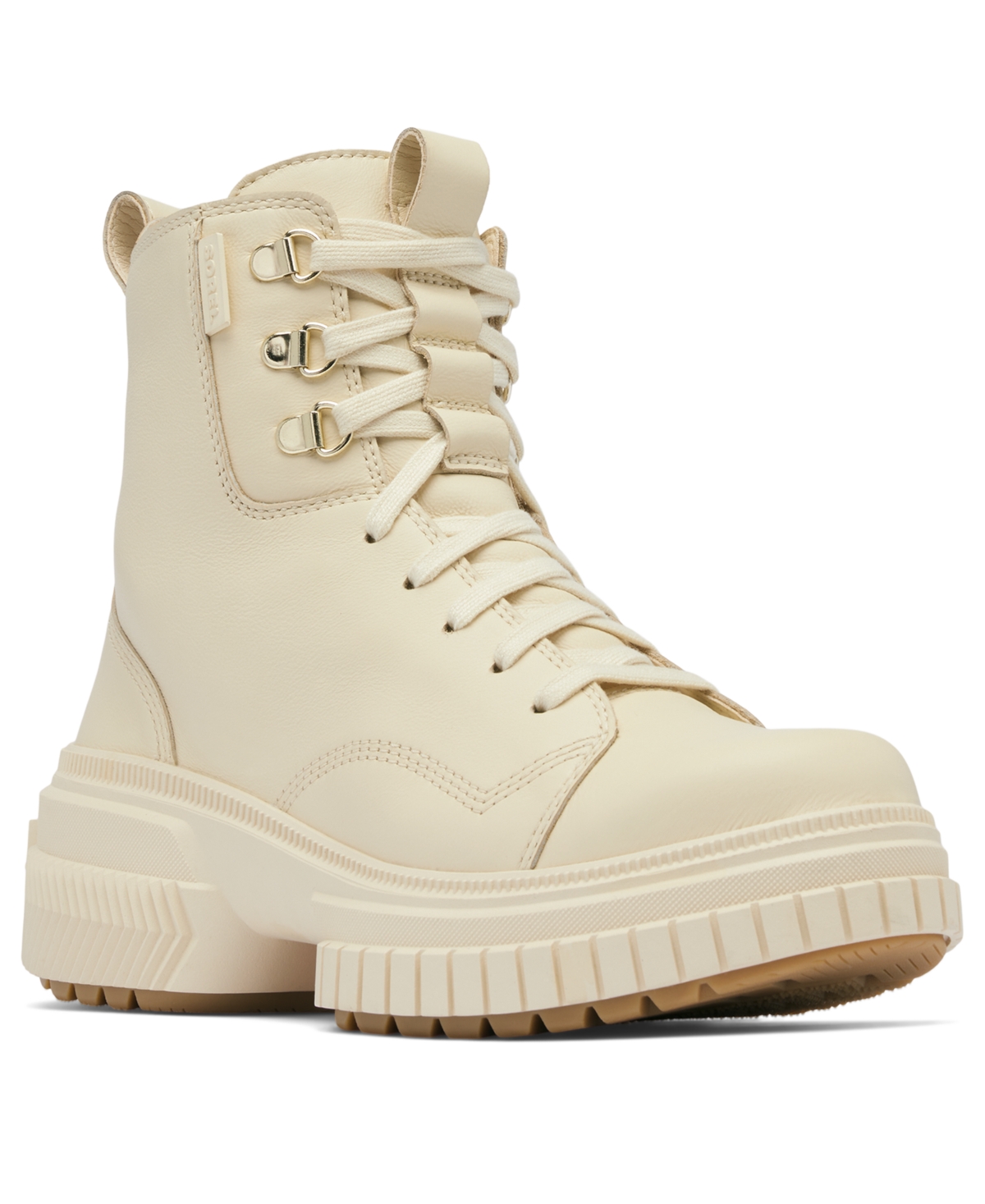 Women's Ona Ave Lace-Up Waterproof Booties - Honey White, Sea Salt