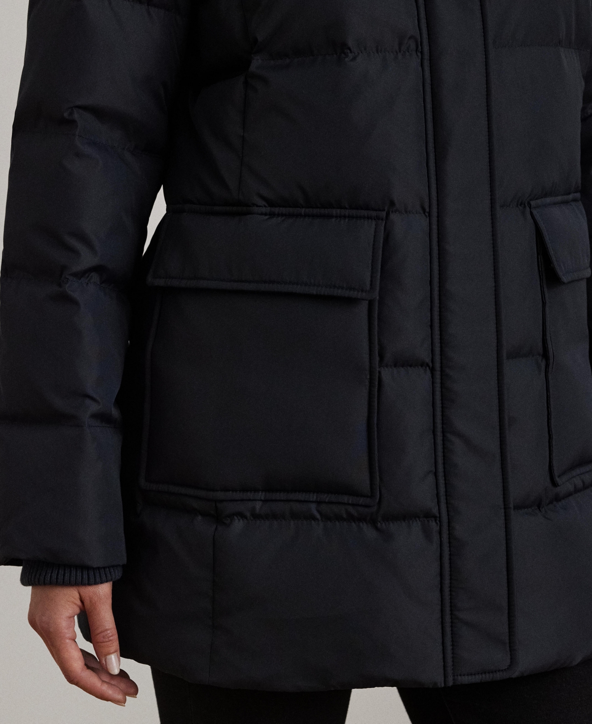 Lauren Ralph Lauren Women's Hooded Crest Puffer Coat