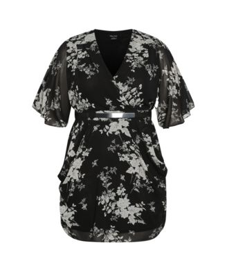 Plus Size Bouquet Mini Dress