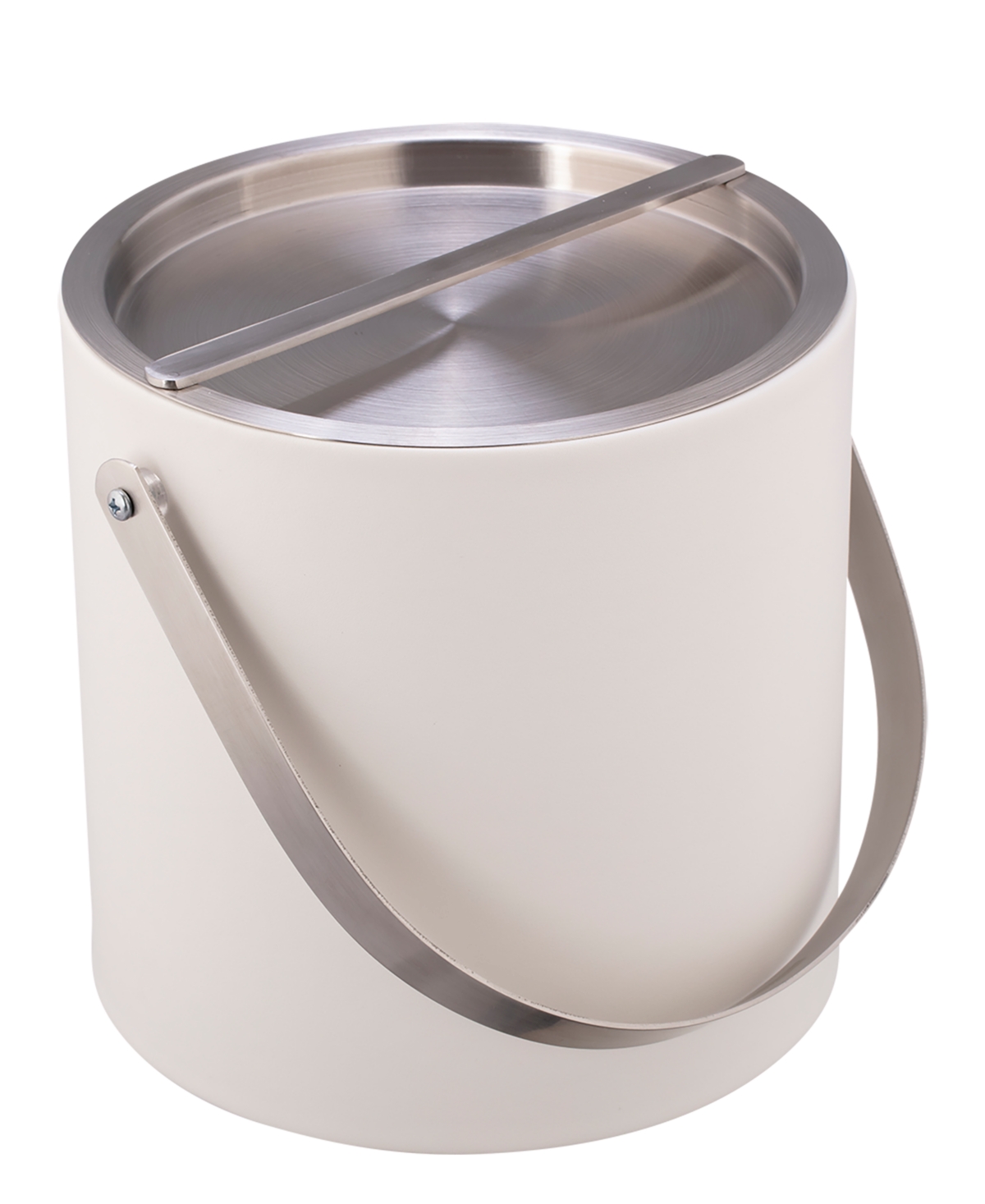 Kraftware Sydney Ice Bucket, 3 Quart In White