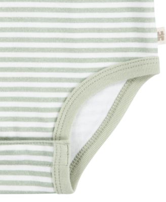 Baby Organic Short Sleeve Bodysuits 3-Pack