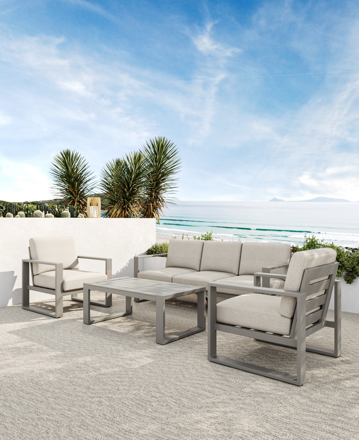 St Kitts Outdoor Sofa, Created for Macy's.