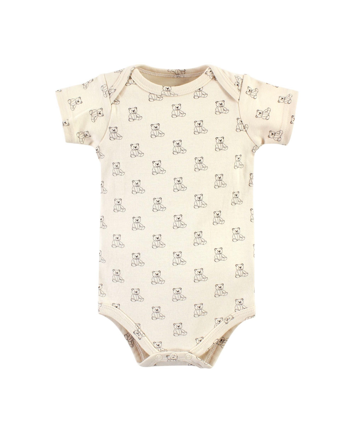 Hudson Baby Baby Boys Cotton Bodysuits, Brown Teddy Bears 5-Pack - Teddy bears 5-pack