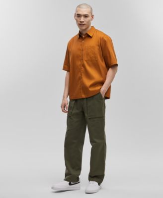 Mode of One - Men's Relaxed-Fit Button-Down Shirt