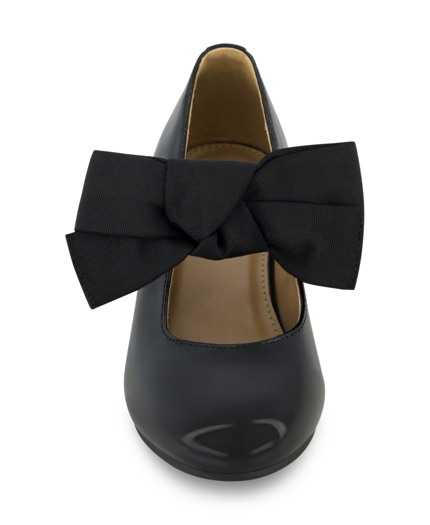 Детские нарядные туфли Sam Edelman Bianca Teddy на каблуке, цвет: Чёрный — фото 3