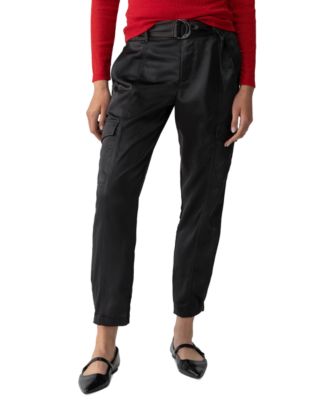 Sanctuary - Women's High-Shine Belted Cargo Pants