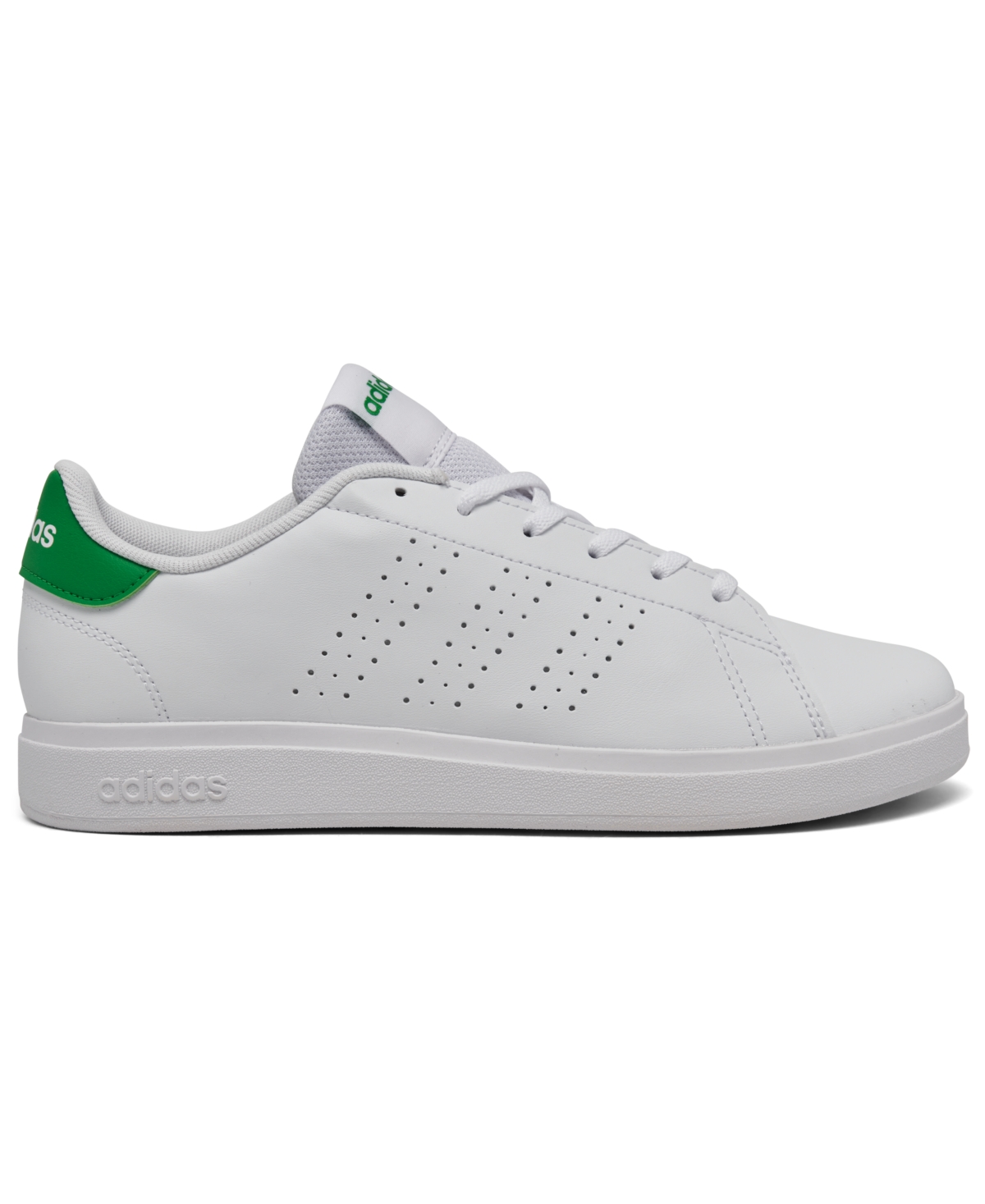 Adidas Big Kids Advantage Base 2.0 Casual Sneakers from Finish Line -Green