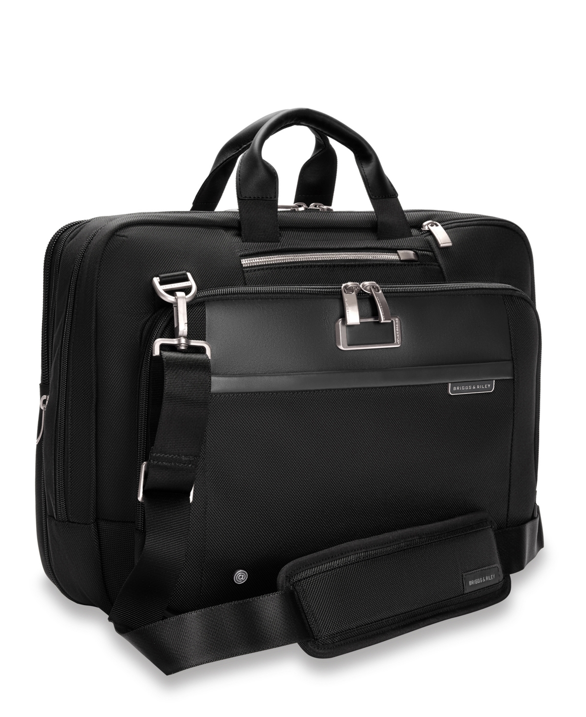 Briggs & Riley Medium Expandable Brief In Black