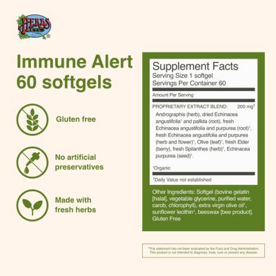 Herbs Etc. Immune Alert 60 ct. Softgels
