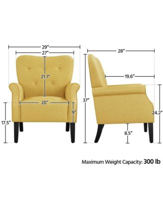 Modern Accent Chair Upholstered Single Sofa