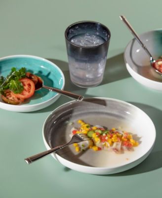 Melamine La Cote Dinner Plates, Set of 4