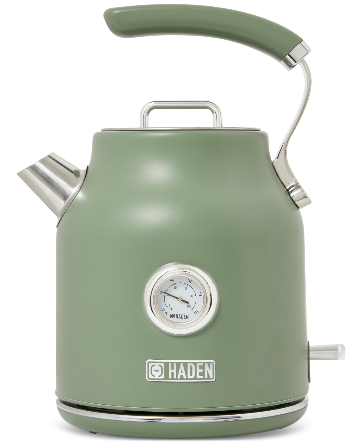 Haden Dorset 1.7 Liter Electric Water Kettle, 75171 In Cedar Green Chrome