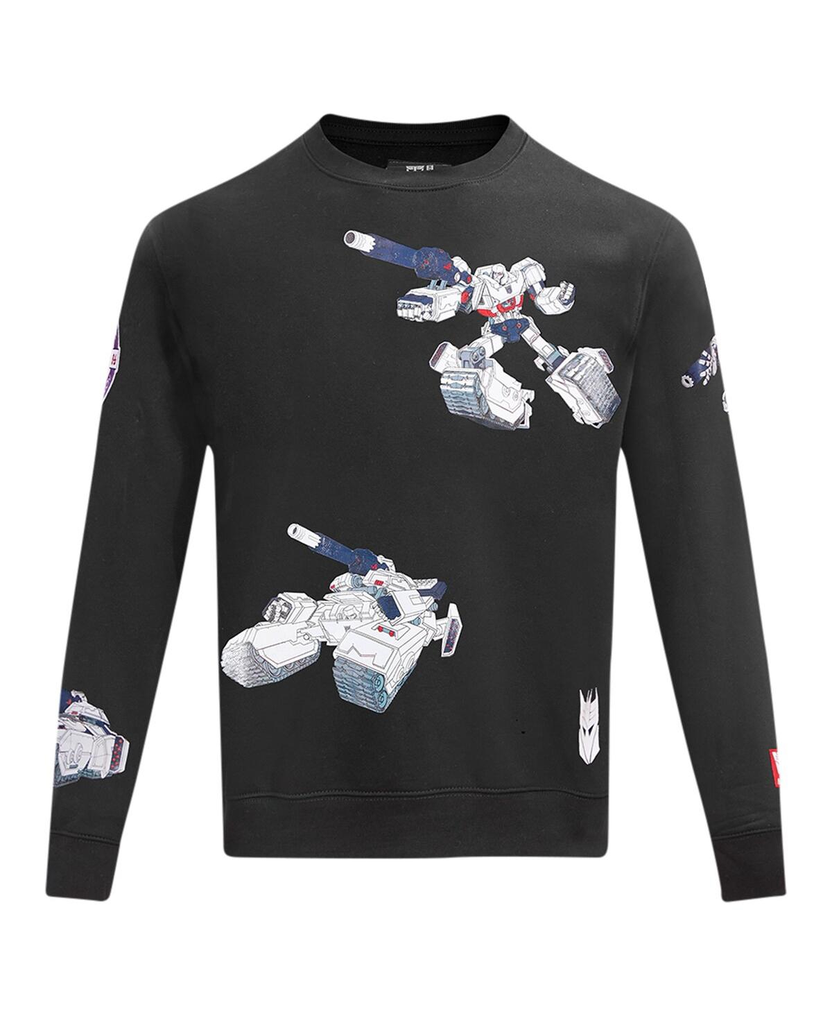 Shop Freeze Max Men's And Women's Bumblebee Transformers Happy And Together Pullover Sweatshirt In Black