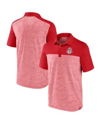 Men's Red Toronto FC Clutch Space-Dye Polo