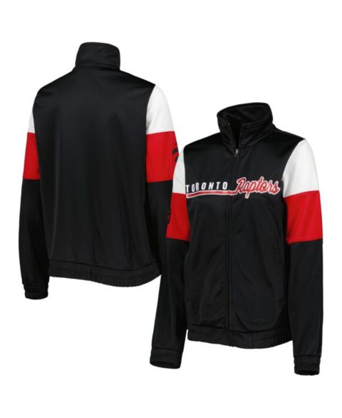 Женские куртки G-III 4Her by Carl Banks Women's Black Toronto Raptors Change Up Full-Zip Track Jacket