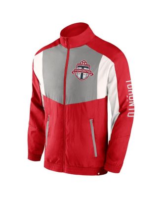 Men's Red Toronto FC Fundamentals Raglan Full-Zip Track Jacket