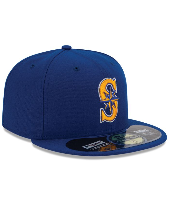 New Era Seattle Mariners Authentic Collection 59FIFTY Fitted Cap - Macy's