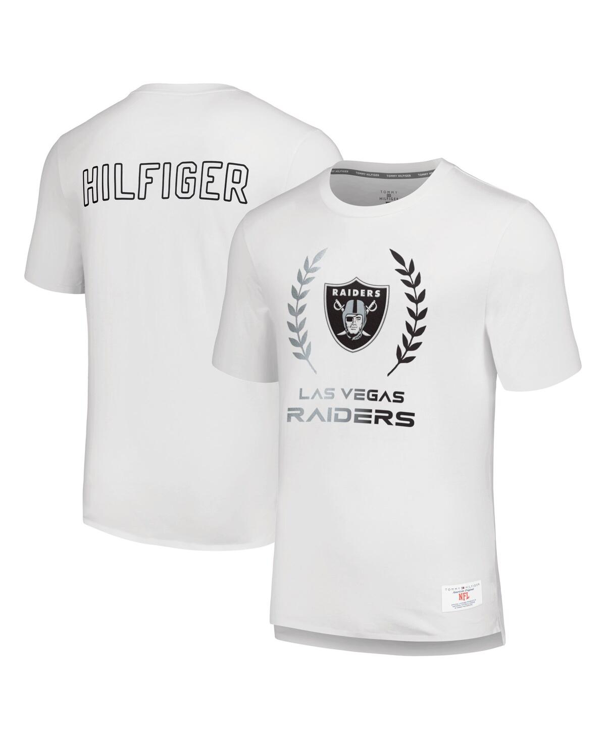 Tommy Hilfiger Men's White Las Vegas Raiders Miles T-shirt In White