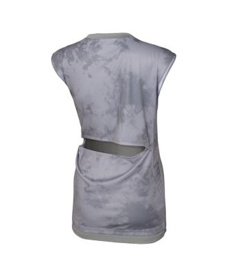 Women's Gray New York Giants No Sweat Tank Top