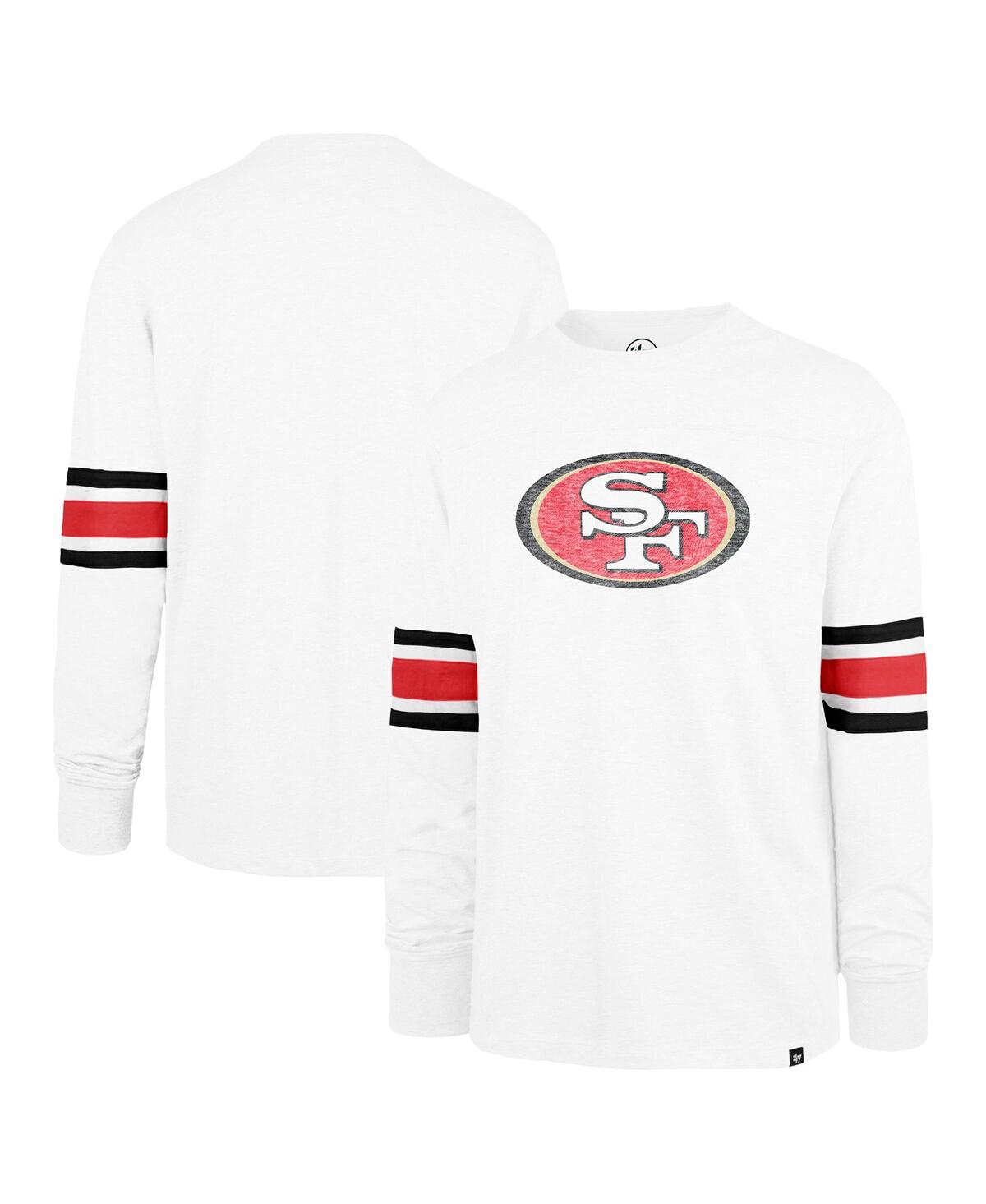 Men's White San Francisco 49ers Gridiron Premier Brex Long Sleeve T-Shirt - White