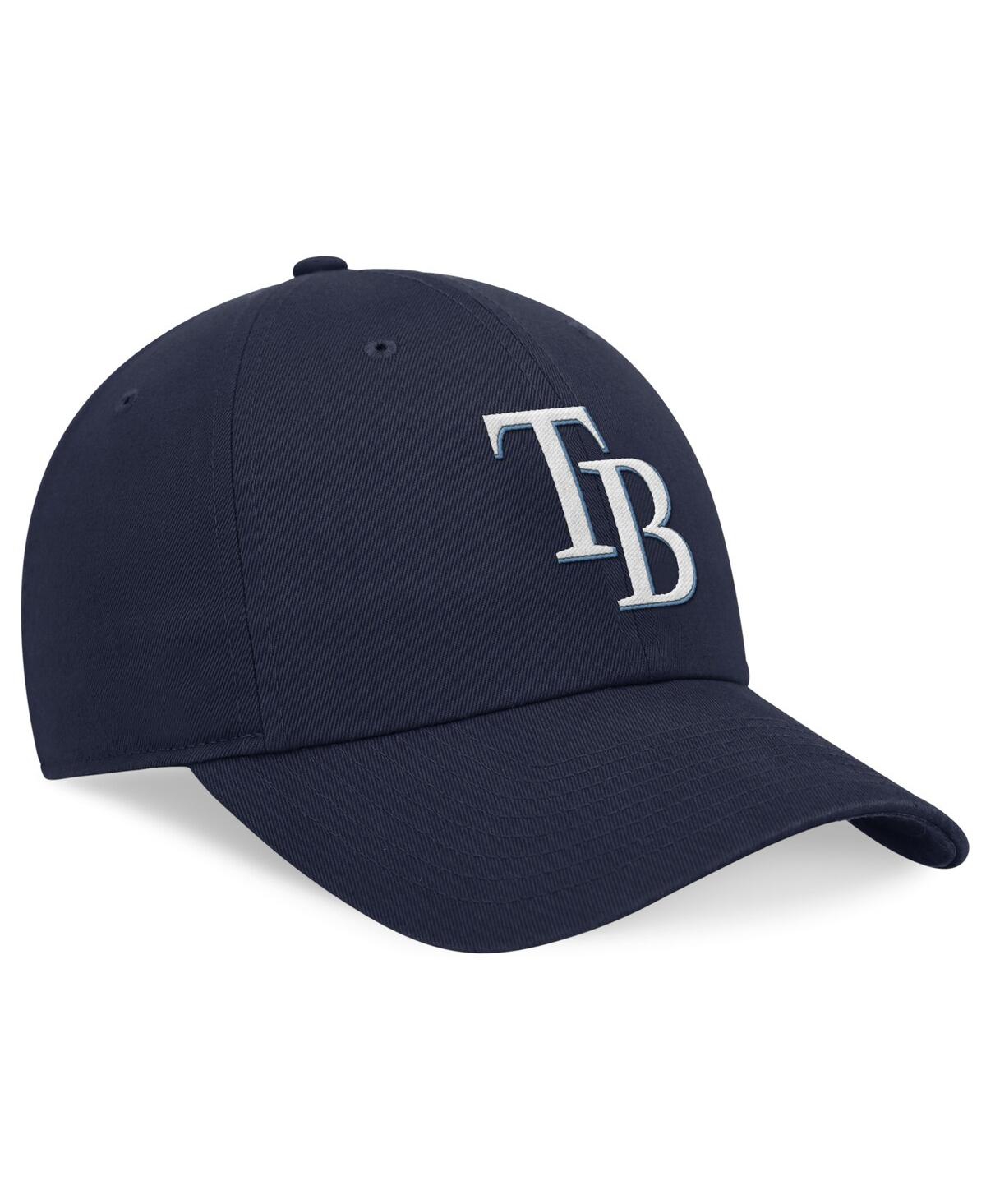 Nike Navy Tampa Bay Rays Performance Club Adjustable Hat In Navy