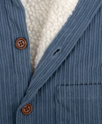 Baby Boy Woodland Cozy Hooded Jacket, Top & Pant, 3-Piece Set