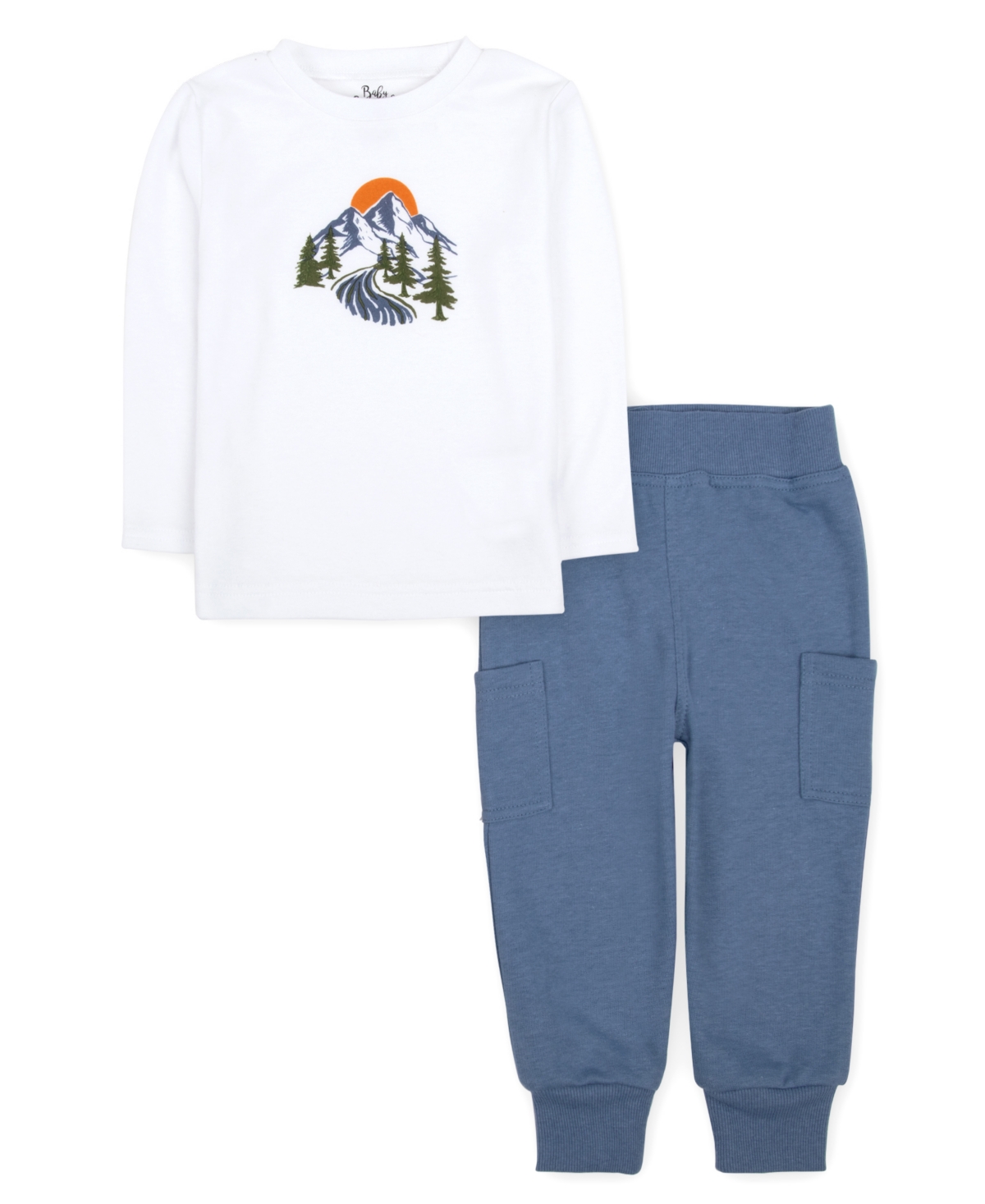 Baby Essentials Baby Boy Alpine Cozy Jacket, Long Sleeves Top & Pant, 3-Piece Set