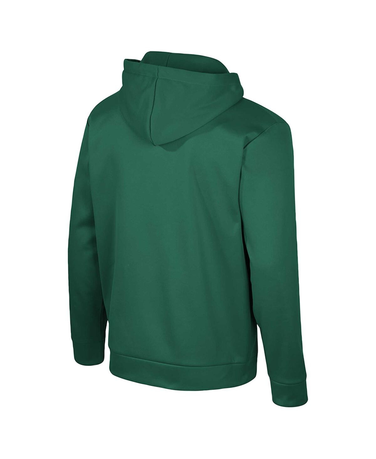Colosseum Men's Green Michigan State Spartans Quarter-zip Hoodie In Green