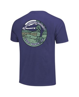 Men's and Women's Purple TCU Horned Frogs Scenic Comfort Colors T-Shirt