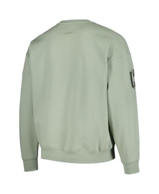 Men's Green Cleveland Guardians Neutral Drop Shoulder Pullover Sweatshirt