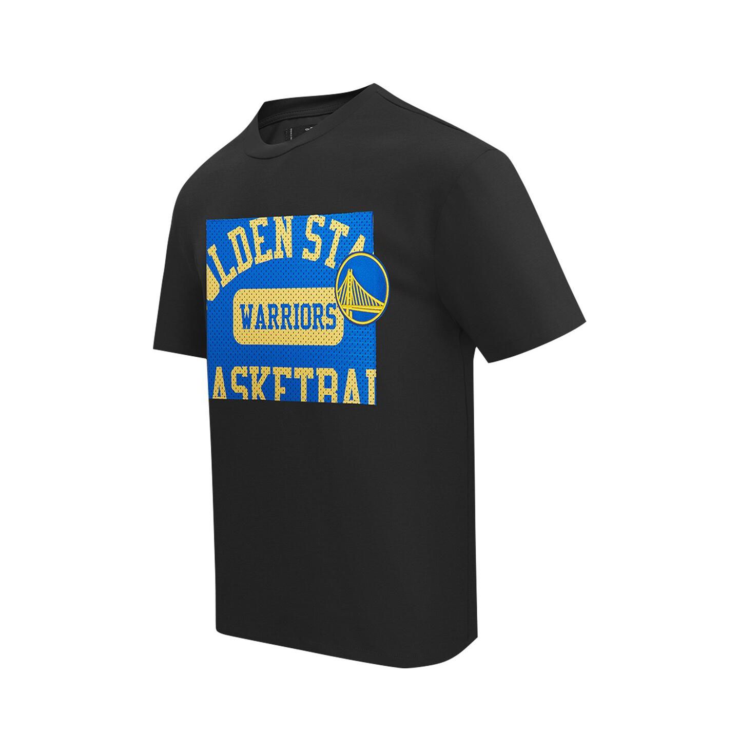 Мужская футболка Pro Standard Black Golden State Warriors Made To Play Drop Shoulder — фото 2