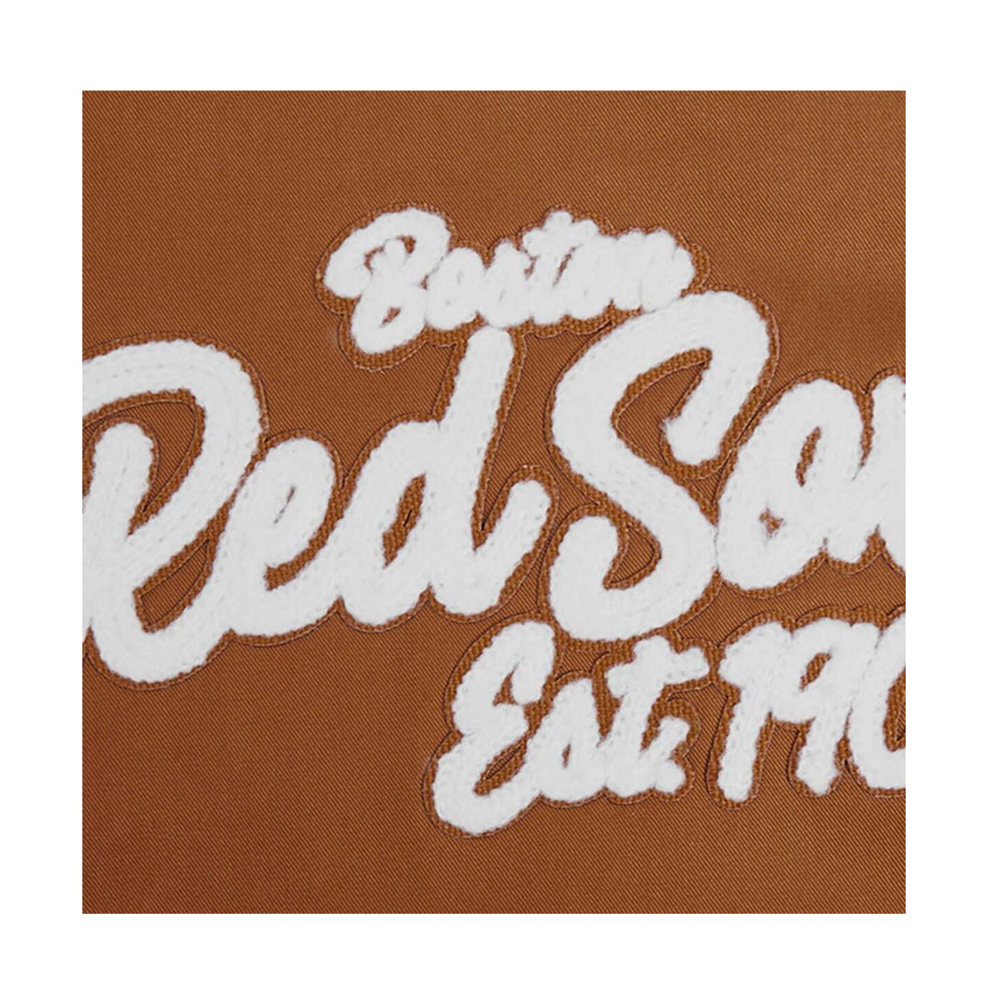 Мужская куртка Pro Standard Brown Boston Red Sox Paint The City Twill Full-Zip — фото 4