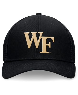 Men's Black Wake Forest Demon Deacons Spacer Flex Hat