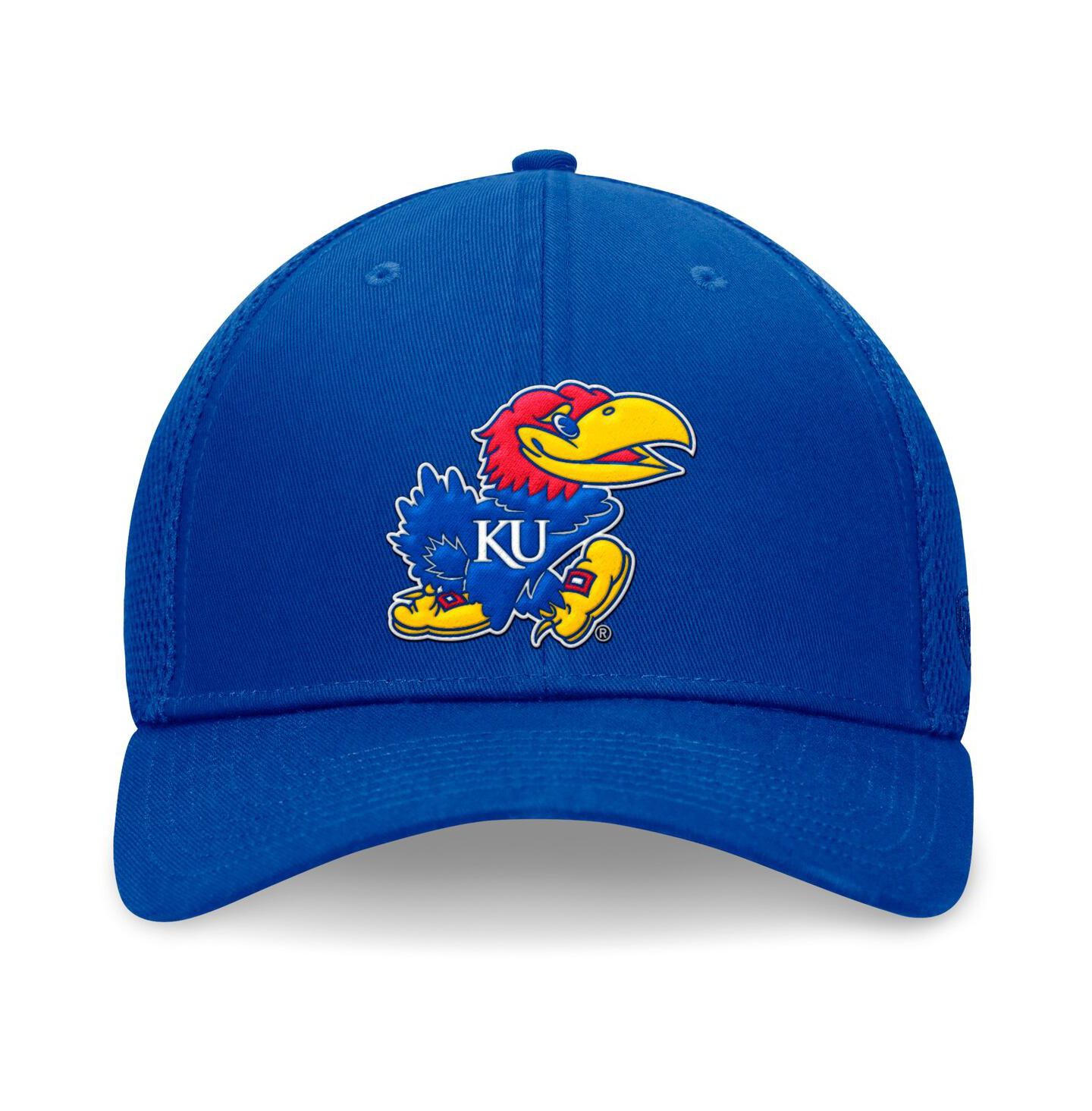 Мужская кепка Top of the World Royal Kansas Jayhawks Spacer Flex Hat — фото 2