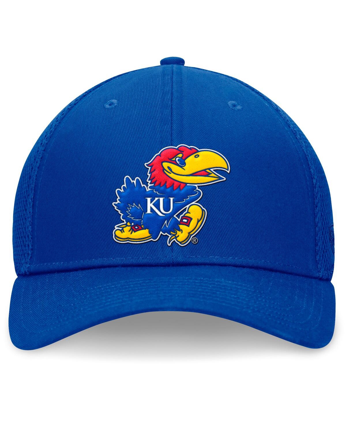 Top Of The World Men's Royal Kansas Jayhawks Spacer Flex Hat In Royal