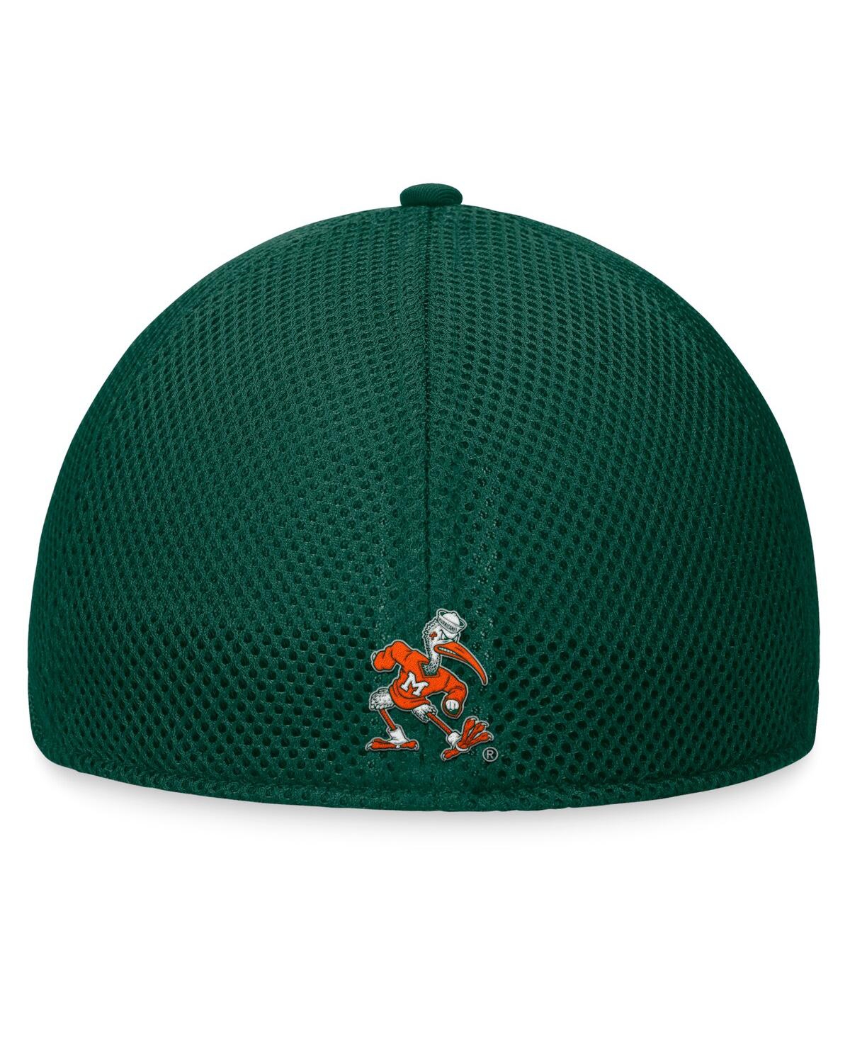 Top of the World Men'sMiami Hurricanes Spacer Flex Hat - Green