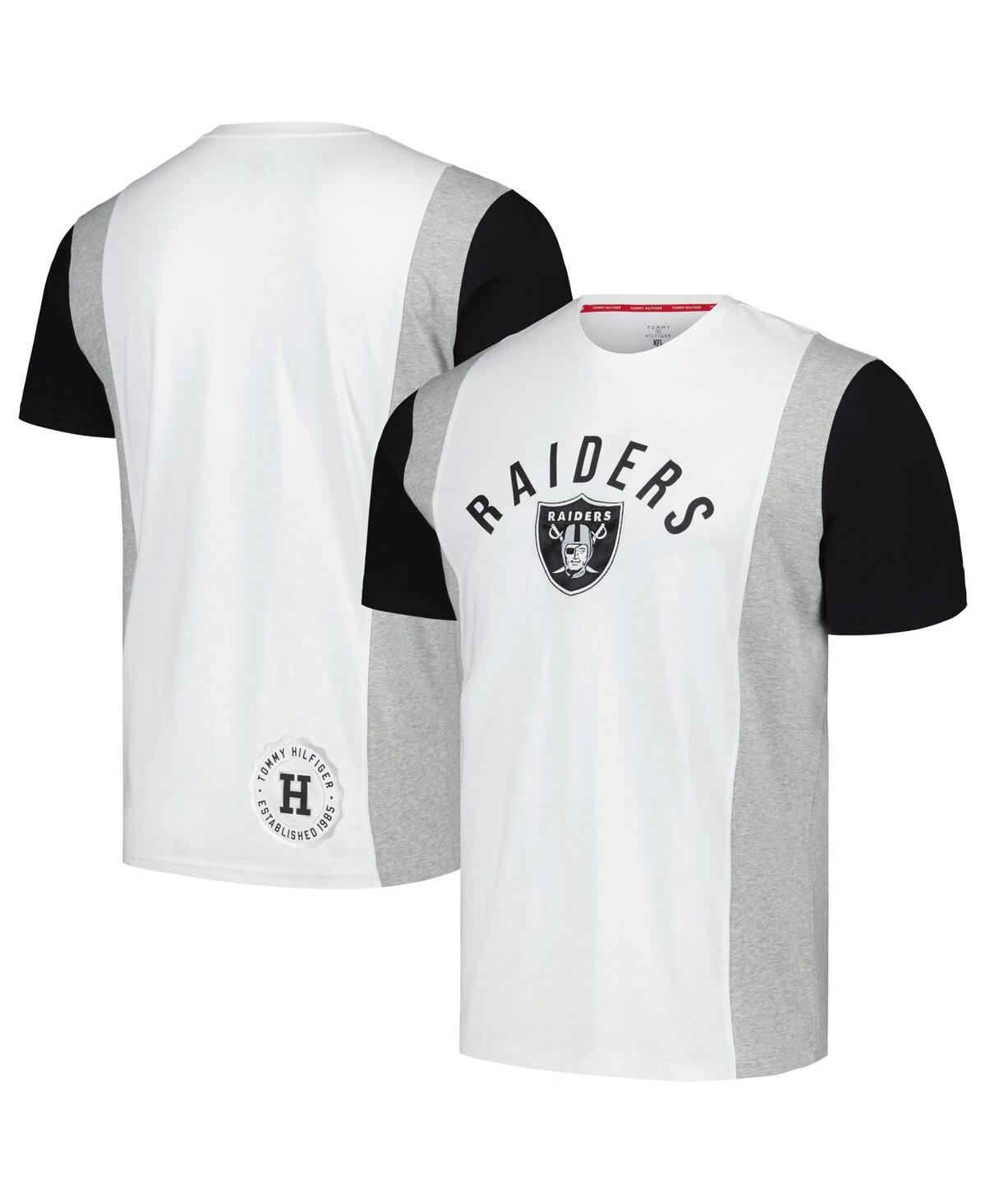 Tommy Hilfiger Men's White Las Vegas Raiders Philip T-shirt In White