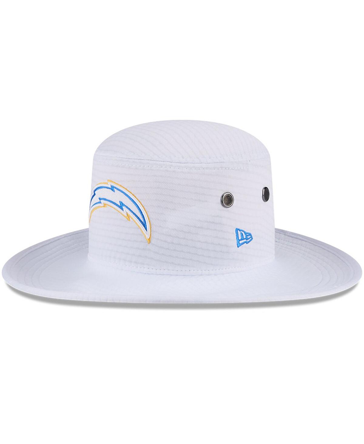 New Era Men's White Los Angeles Chargers 2024 Nfl Training Camp Panama Bucket Hat In White