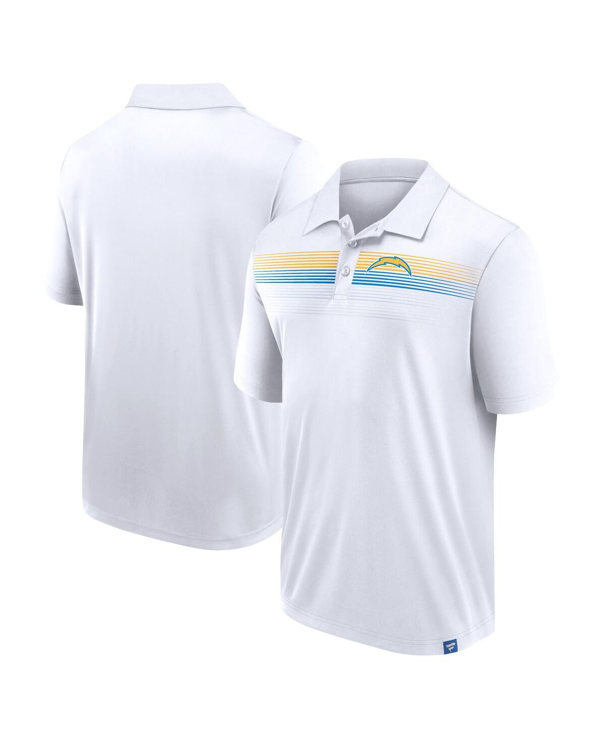Men's White Los Angeles Chargers Big Tall Sublimated Polo - White