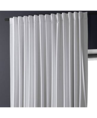 Extra Wide Performance Linen Hotel Blackout Curtain