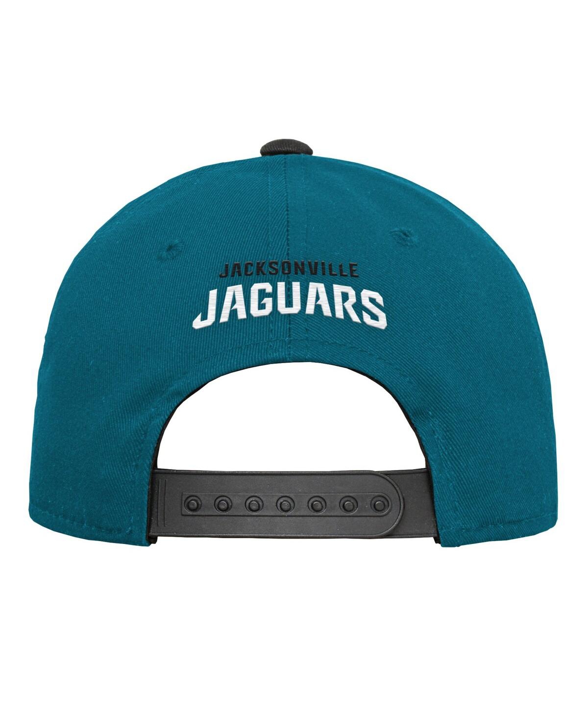 Outerstuff Big Boys And Girls Teal Jacksonville Jaguars Team Pre-curved Adjustable Hat In Teal