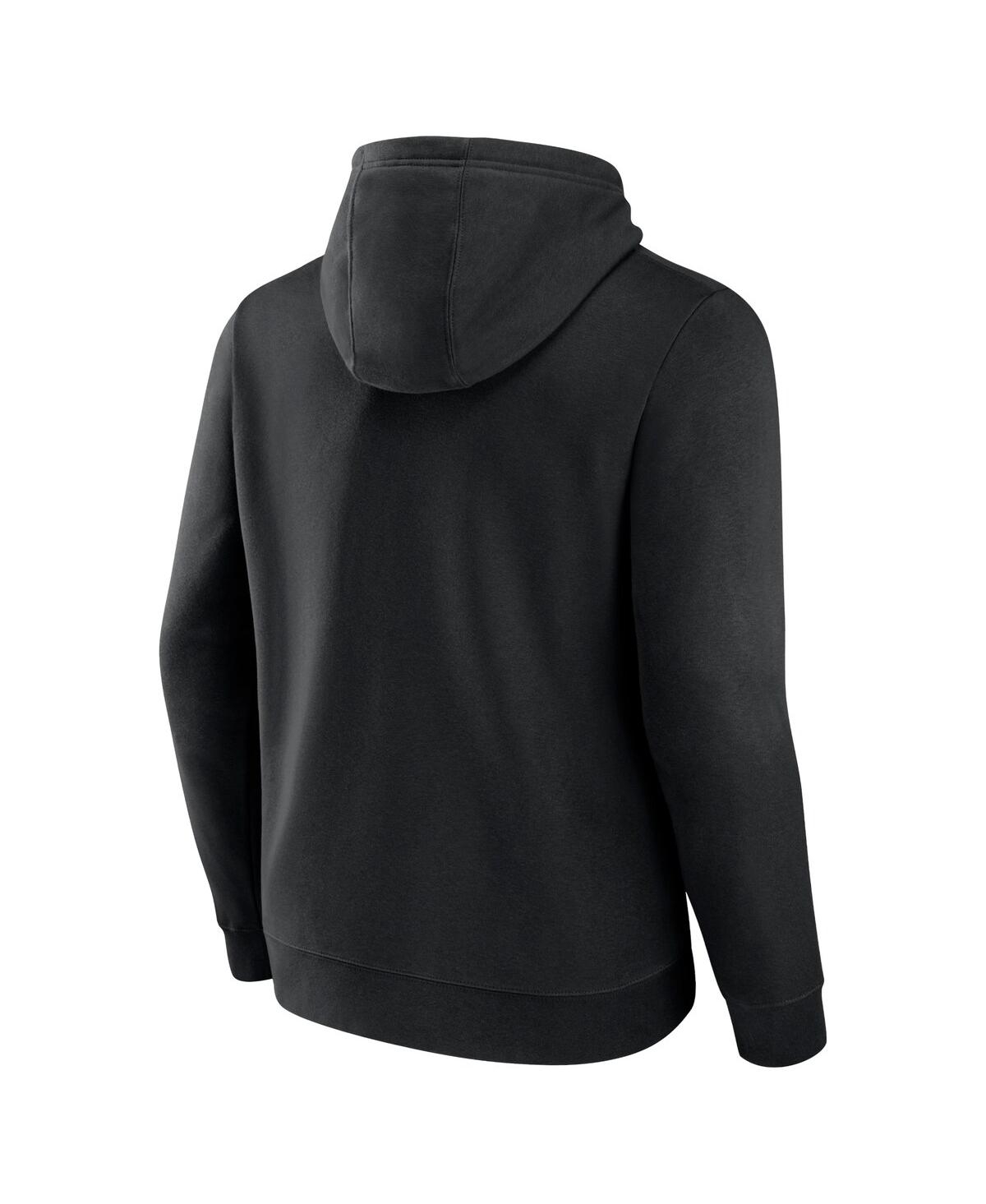 Fanatics Branded Black Seattle Sounders Fc Halftime Pullover Hoodie In Black