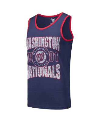 Men's Navy Washington Nationals Upload Franklin Tank Top