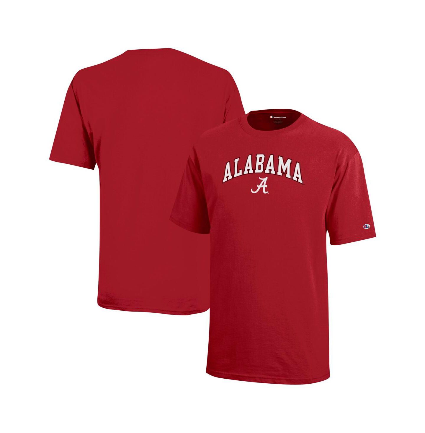 Детская футболка Champion Crimson Alabama Crimson Tide Arch Over Logo — фото 1
